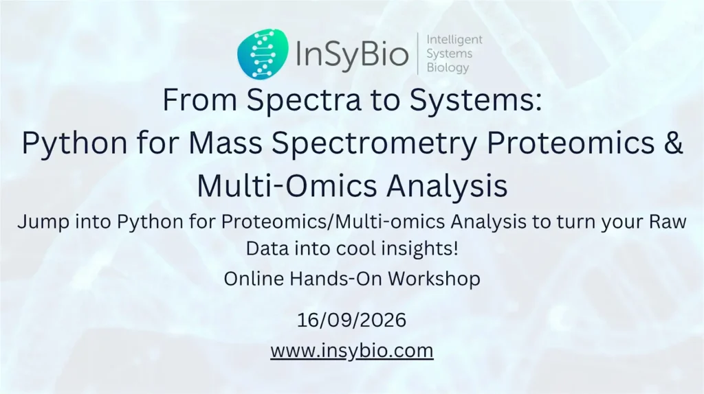 Python for Mass Spectrometry Proteomics & Multi-Omics Analysis